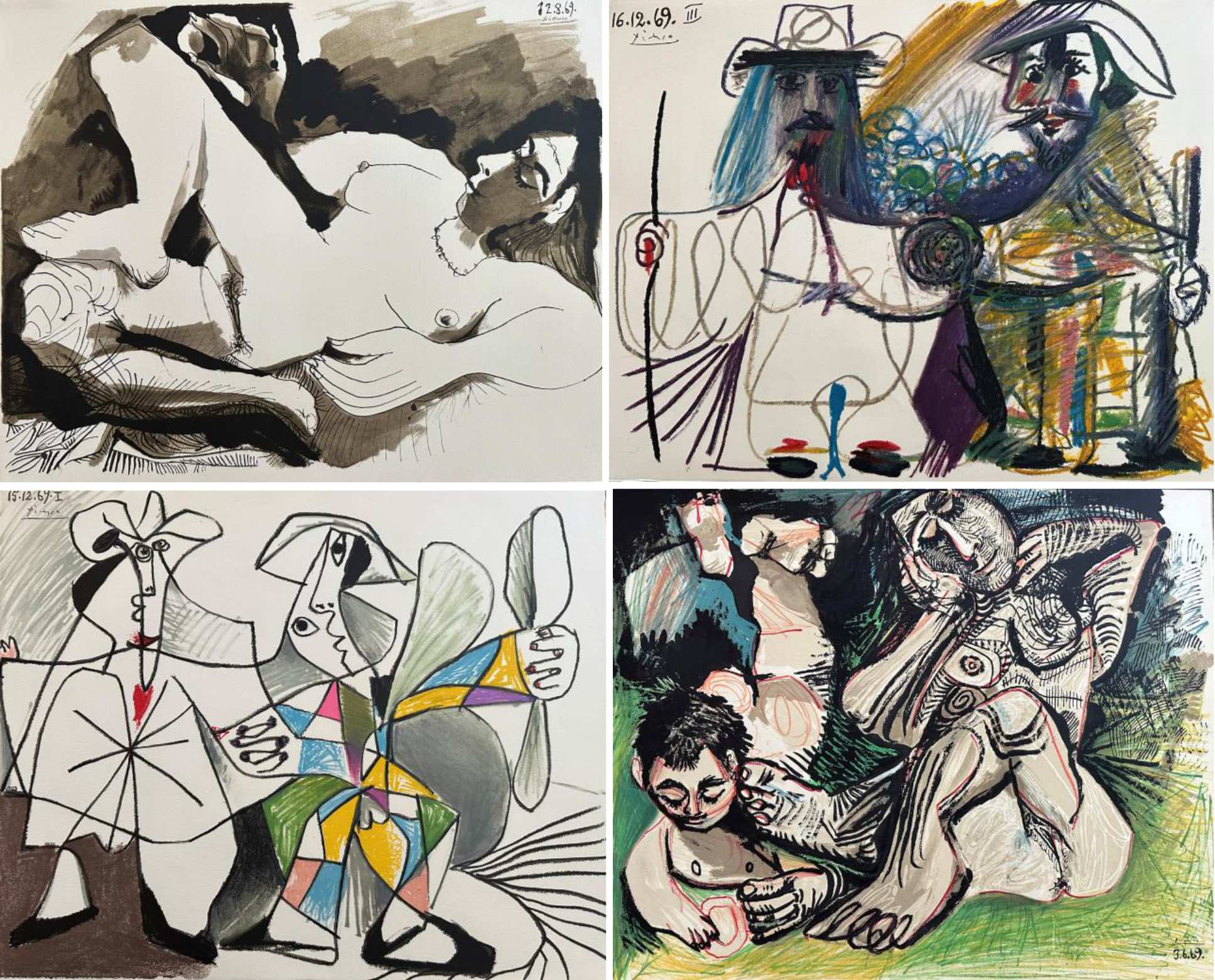 Au Baiser d'Avignon. With 12 lithographs by Picasso.